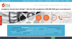 Desktop Screenshot of isa-loodgieters.nl