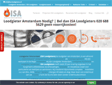Tablet Screenshot of isa-loodgieters.nl